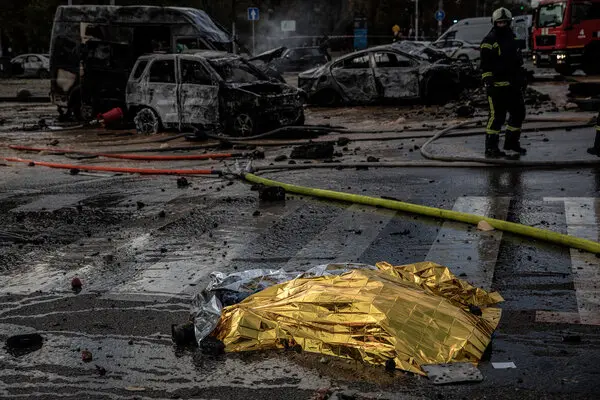 The Impact of Russian Strikes in Kyiv: Destruction and the Fight for Air Defense