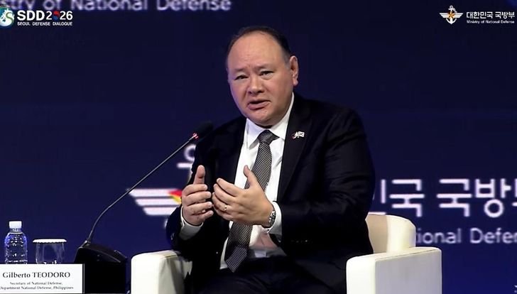 Philippine Defense Chief Gilberto Teodoro Slams China Over Note Interruption at Seoul Forum