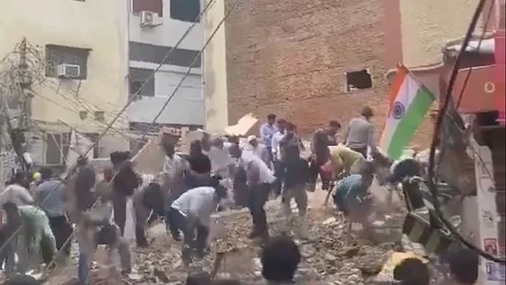 Seven Dead After Multi-Storey PG Building Collapses in South Delhi's Satya Niketan